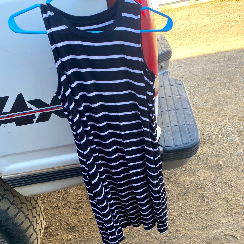 Striped summer dress